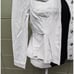 Blank NYC White Distressed Fringe Women's Denim Jacket Size L