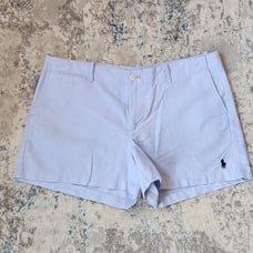 Polo Ralph Lauren Women's Size 8 Chino Light Blue Shorts 100% Cotton