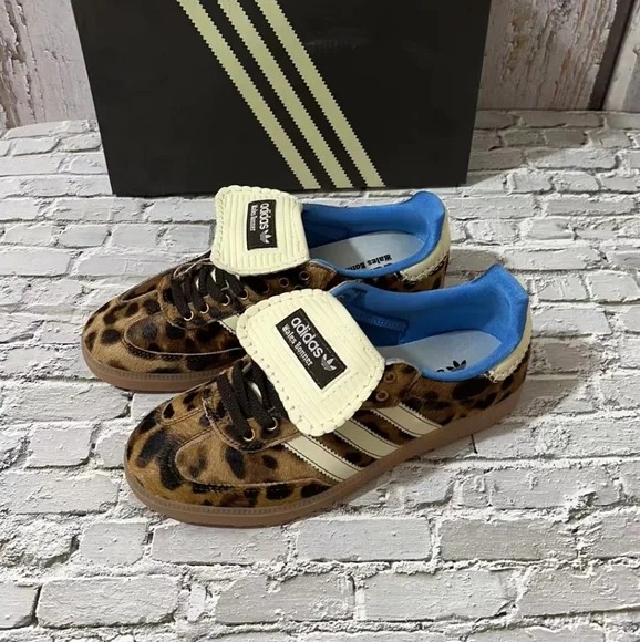 Adidas Original Samba x Wales Bonner Leopard.EU37=Women's 6= Men's 5