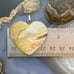 Heart Shape Crazy Lace Agate Pendant For Women Set in Stainless Steel #111