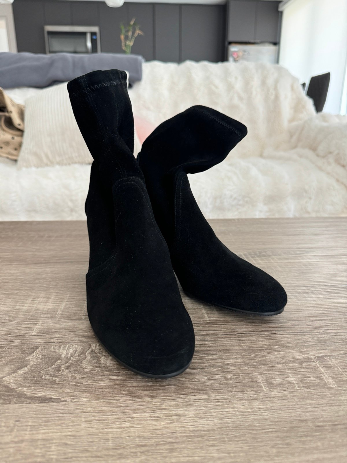 YULIANA 60 Black Suede boots