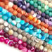 8mm 10 Long Strands Lot of Natural Gemstone Matte Finish beads