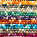 8mm 10 Long Strands Lot of Natural Gemstone Matte Finish beads
