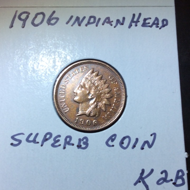 1906 Indian Head Penny with Super Details and Color