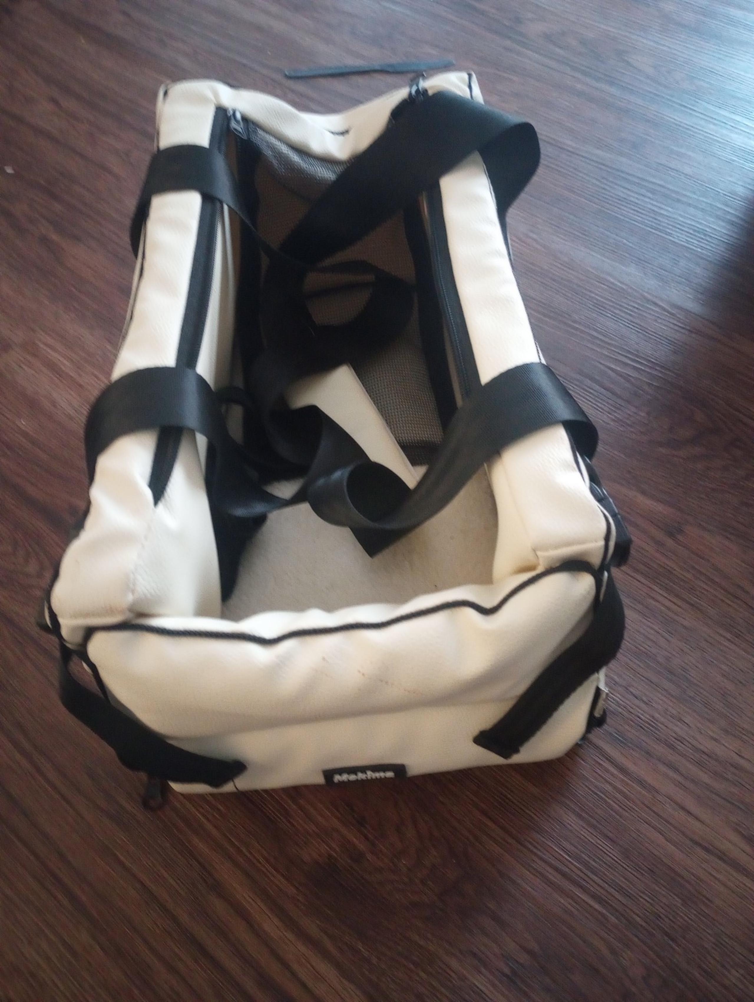 Center counsel dog carrier.