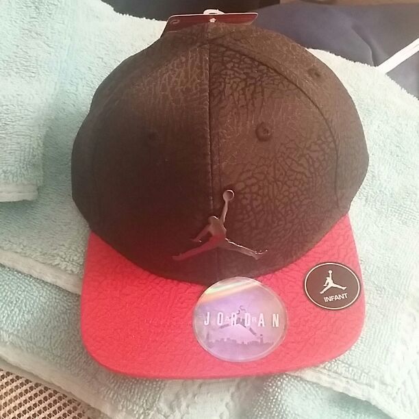 Toddler jordan infant snapback hat12/24M