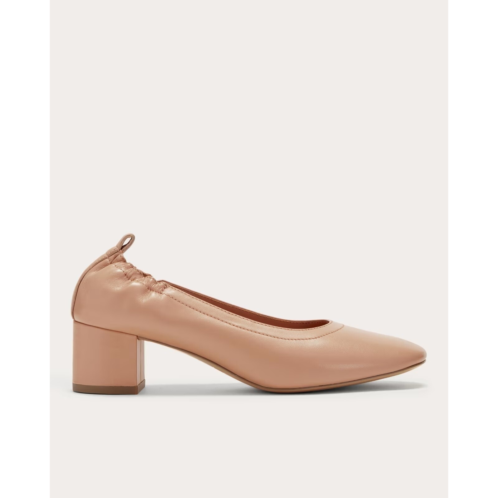 Everlane The Day Heel in Blush Tan Womens Size 6 Leather