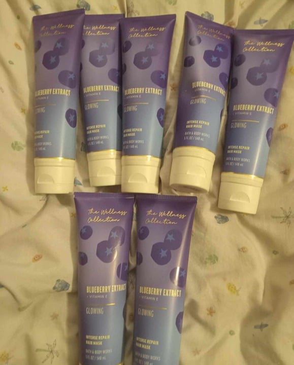 Bath & Body Works Wellness Blueberry Extract Intense Repair Hair Masks