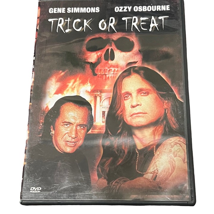 Ozzy Osbourne Gene Simmons Movie Trick Or Treat US DVD Release Rated R Halloween