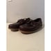 Timberland Boat Loafer Shoes Men's 12M Brown Leather 2 Eye Lug Slip On