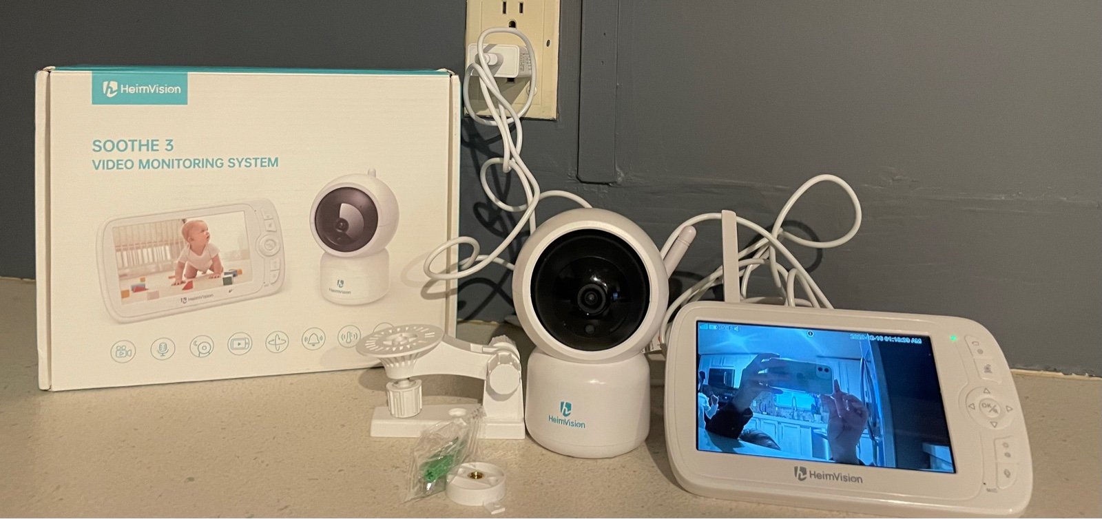 HeimVision Soothe 3 1080P 5.0 in Baby Monitor With Camera Night high quality Vision PTZ Zoom