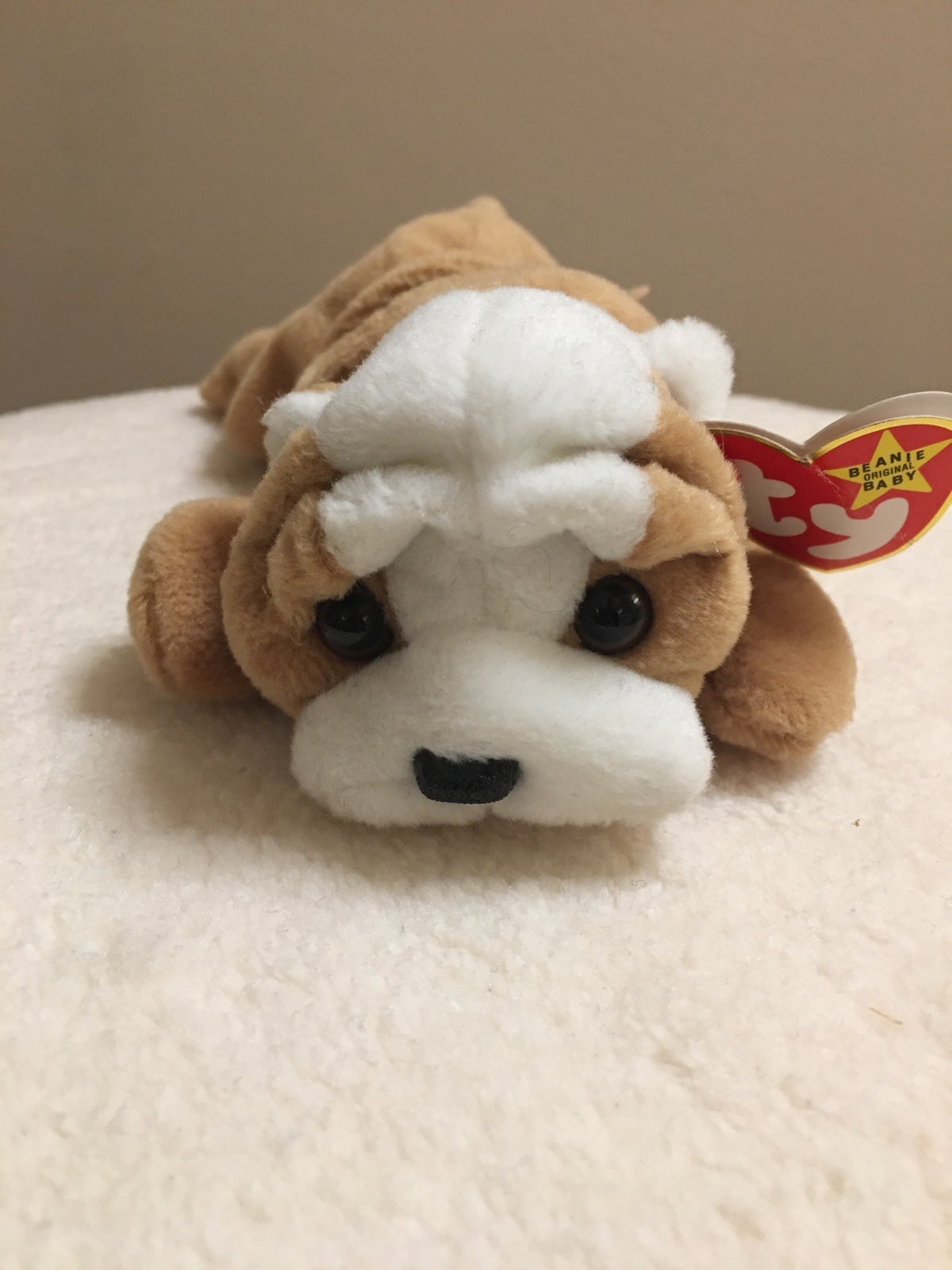 Ty Beanie Babies Wrinkles The Bulldog