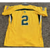 Baylor University Bears Team Issued Baseball Jersey Yellow Green Size 46