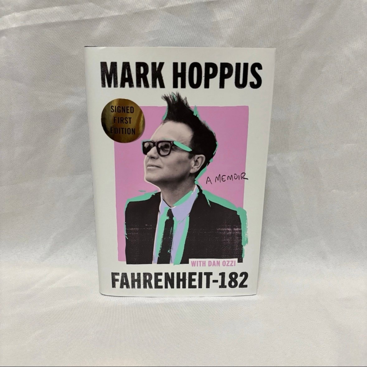 Autographed Mark Hoppus Signed Book Fahrenheit-182 A Memoir Blink 182 AUTOGRAPH