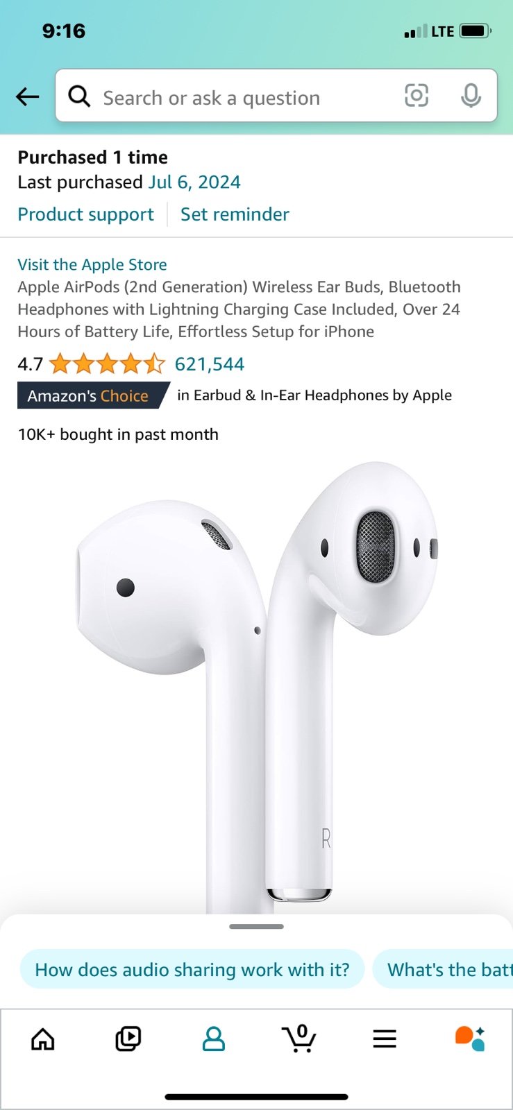 AirPods second generation