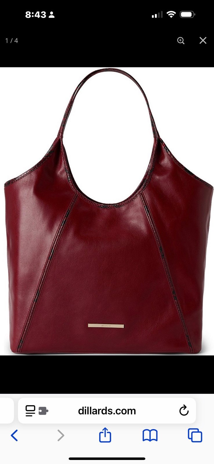 Brahmin Leather Iona Bag featured in Dietrich Embrace