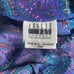 Vintage Leslie Fay Blue Purple Paisley Pleated Midi Skirt Size 14WP