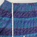 Vintage Leslie Fay Blue Purple Paisley Pleated Midi Skirt Size 14WP