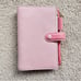 Handmade Chèvre Sully Leather, A6 Personal Size Planner, Binder, 6 Rings