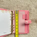 Handmade Chèvre Sully Leather, A6 Personal Size Planner, Binder, 6 Rings