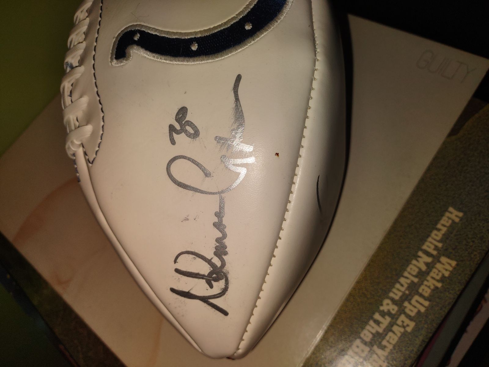 indianapolis colts signed football