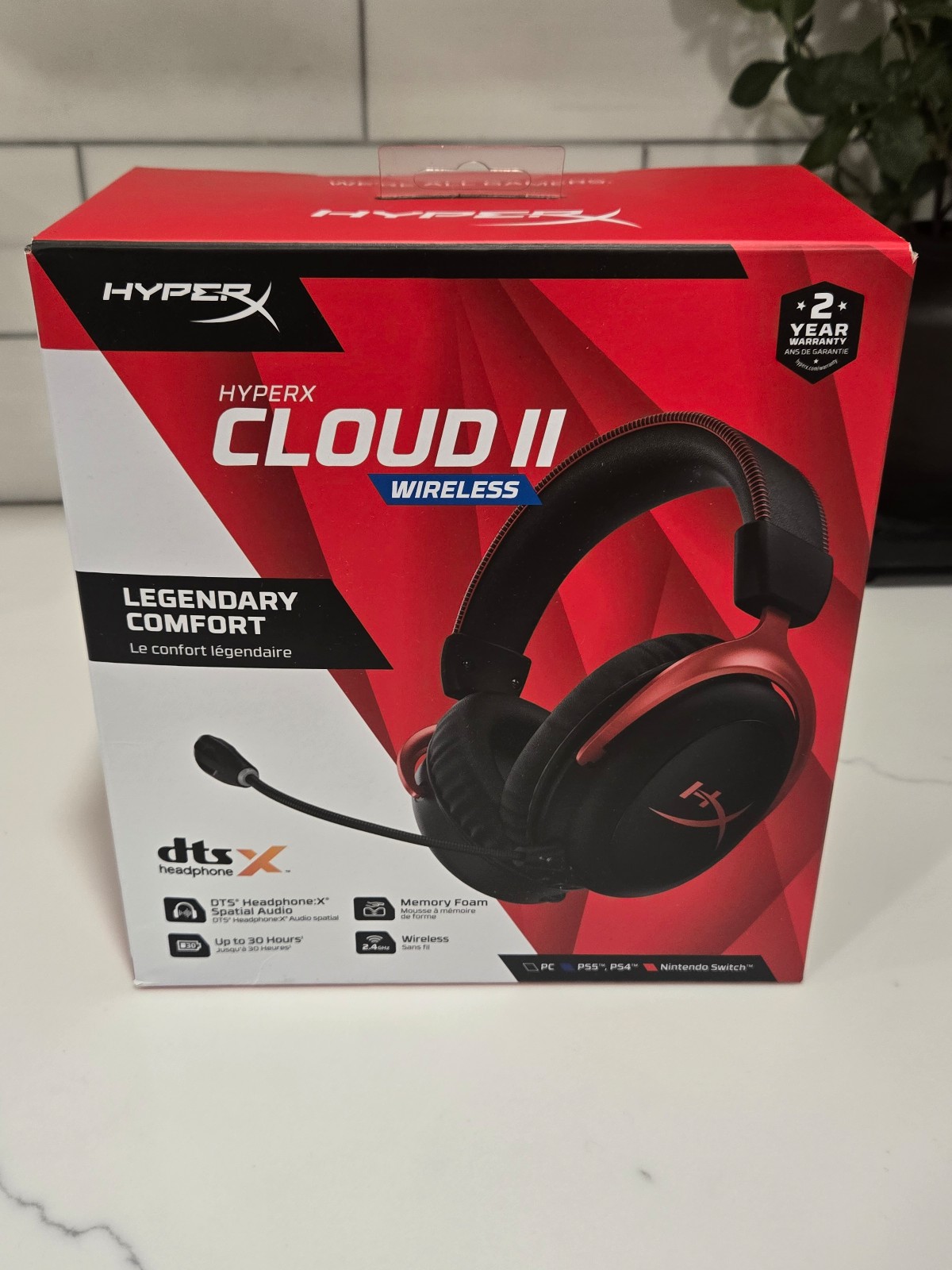 HyperX Cloud II Wireless Gaming Headset NEW