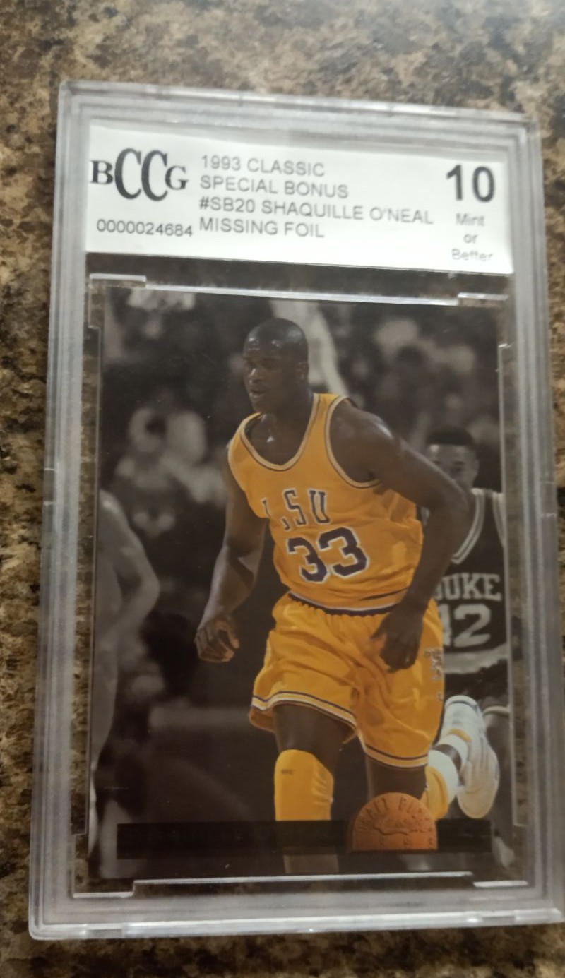 Shaquille O'Neal #SB20 MISSING FOIL