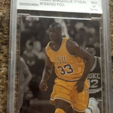 Shaquille O'Neal #SB20 MISSING FOIL
