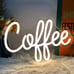 Coffee Neon Sign for Coffee Bar Sign.
