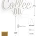 Coffee Neon Sign for Coffee Bar Sign.