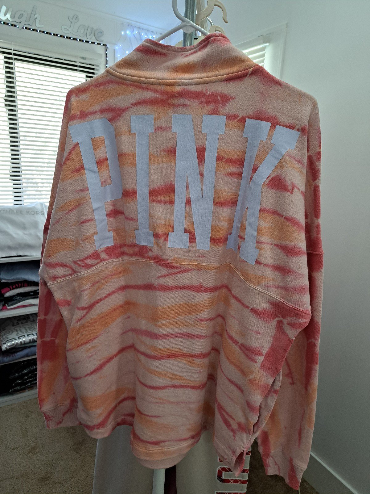 Victoria's Secret PINK tye dye sweater