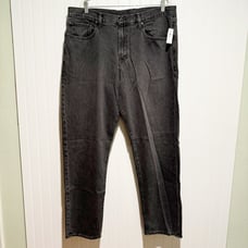 GAP Relaxed Taper Jeans Washed Black Denim NEW Mens 38x34