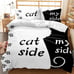 New Design Fashion Black and White Geometric Figure Microfiber Home Textile Coup