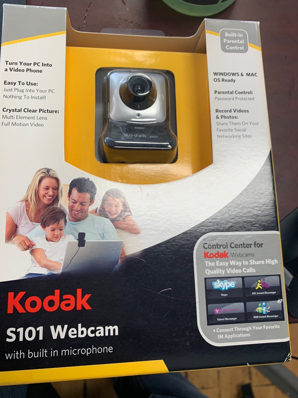 Kodak 11037 1.3 Megapixel S101 Web Cam