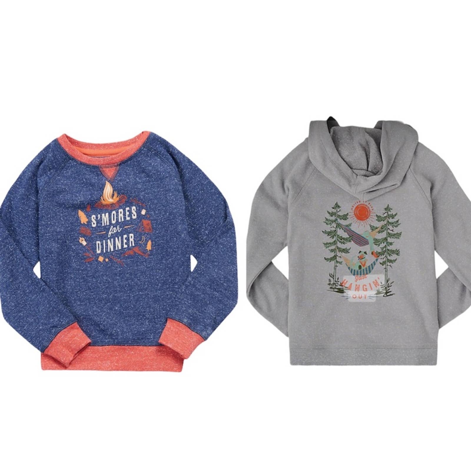 BUNDLE United By Blue S’Mores Crew Pull Over Sweatshirt Kids sz 2T