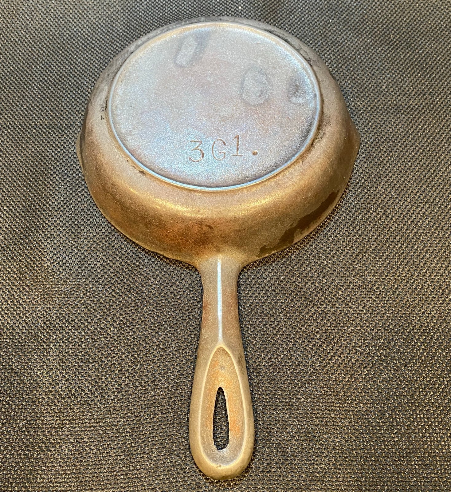 Vintage BIRMINGHAM STOVE & RANGE RED MOUNTAIN SERIES 3G1 Cast Iron Skillet