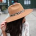 VICI Tomahawk Snakeskin Band 100% Wool Hat Tan Western Fairy Y2K Boho Feminine