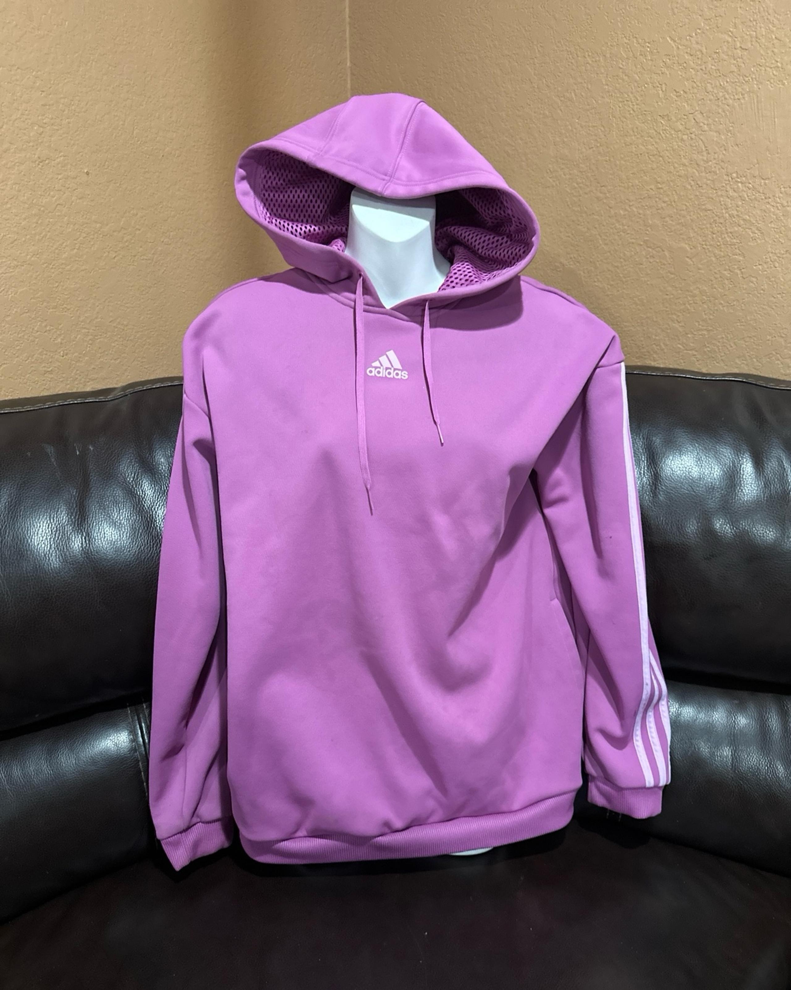 Adidas Hoodie Purple Size Large