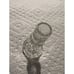 2 Vintage Decanter Stoppers Only. One Clear Glass, One Milk Glass W/ Cork Bottom