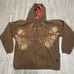 Top Heavy Sweater Y2K JNCO Style Harley Flamed Dragon YOUTH L Vintage Hoodie
