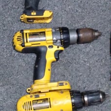 Dewalt drills. 3 drills total. No battery
