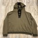 NEW LANY women's 26/28 lace up thick pullover hoodie sweatshirt green/black
