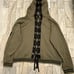 NEW LANY women's 26/28 lace up thick pullover hoodie sweatshirt green/black