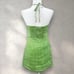 Faithfull the Brand Muthia Linen Mini Dress Bau-Bau Stripe Print Size 6 NWT