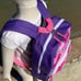 Kid’s Butterfly Backpack Pink Purple New in Bag