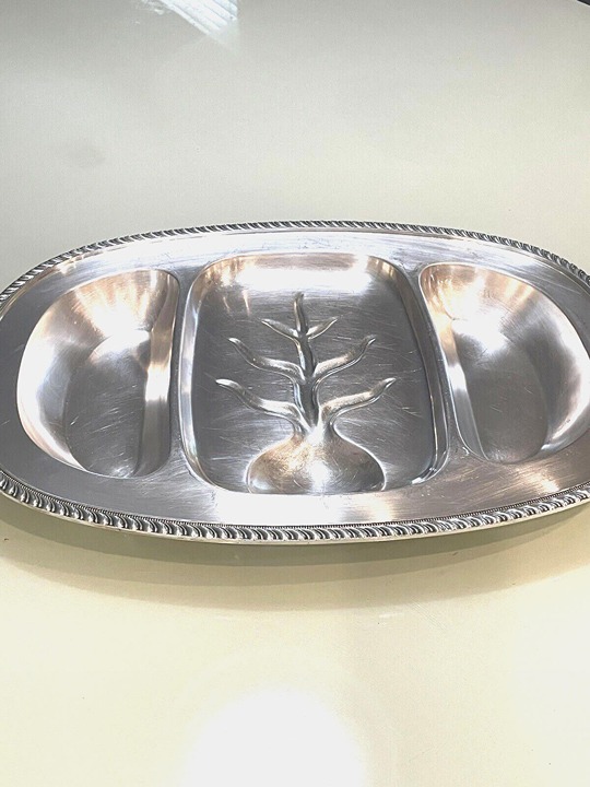 Reed & Barton Silver Plated Meat Platter Mayflower Vintage