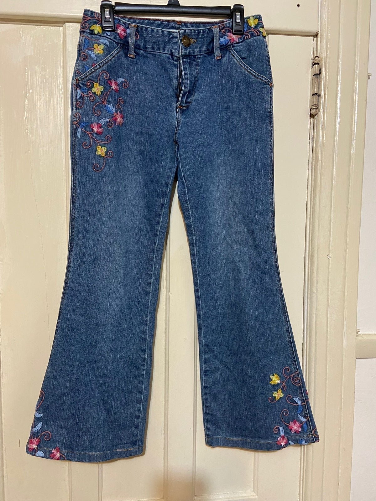 Tommy Hilfiger women’s wide legs embroidered jeans /6