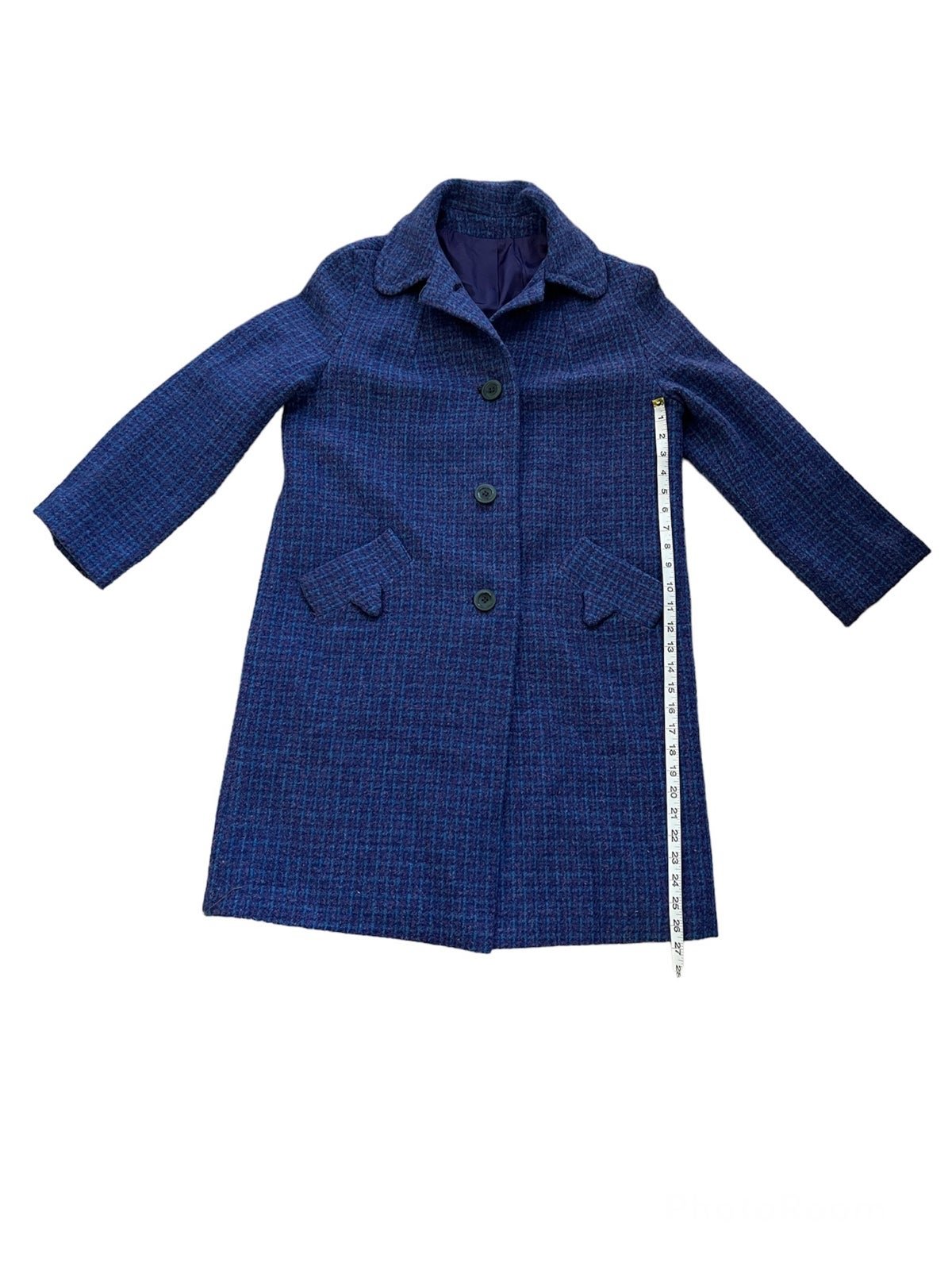 RARE SCOTTISH shops HANDMADE VINTAGE WOMEN’S HARRIS TWEED WOOL COAT PURPLE