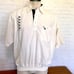 90's John Blair - Off White Pullover Short Sleeve Polo Shirt - Size 2XL