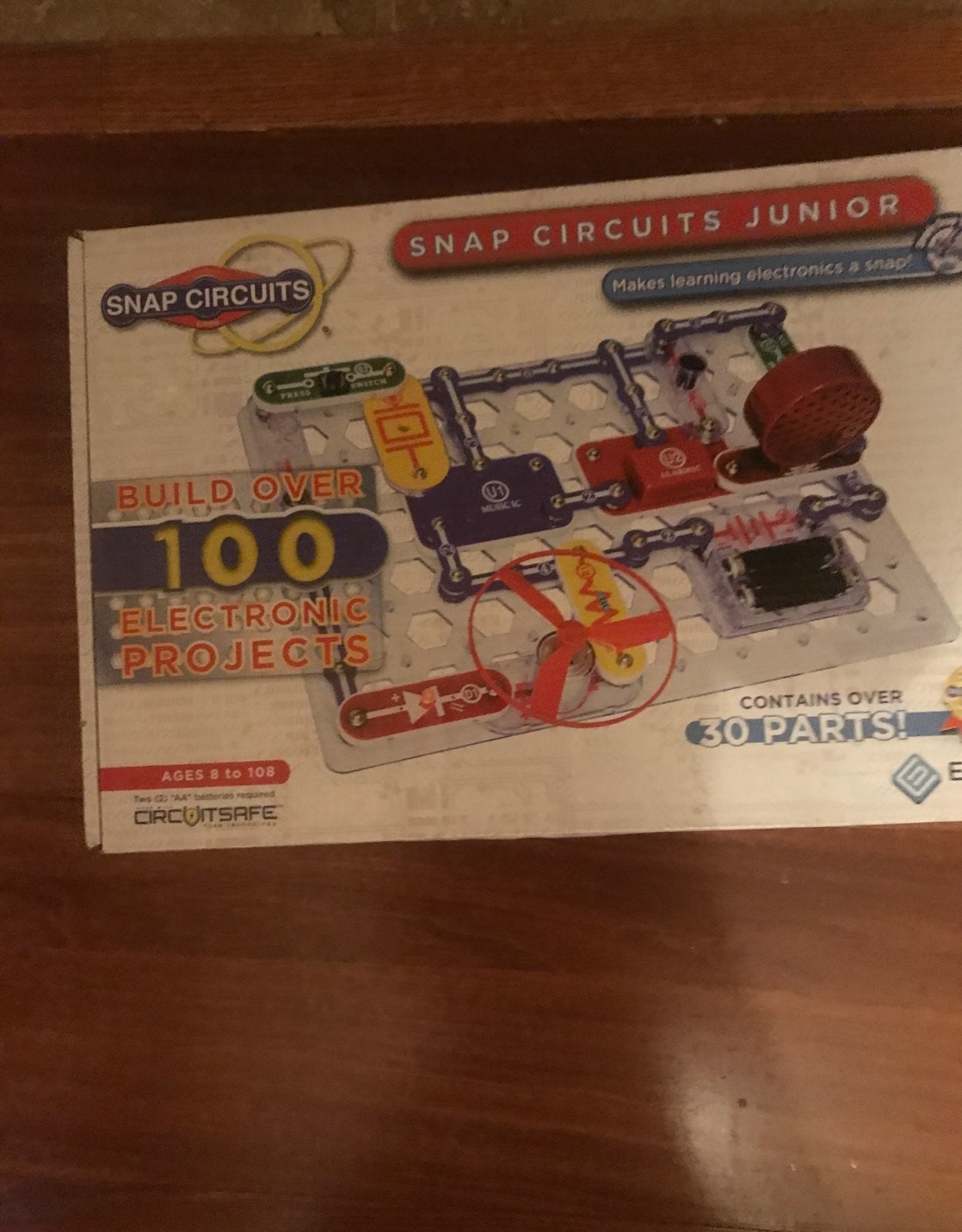 Snap circuit electronic project set